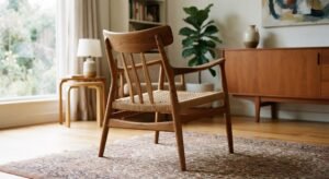 wooden accent chairs finn juhl fireplace