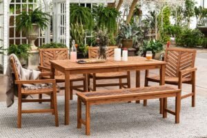 wood outdoor furniture