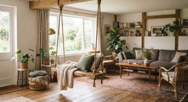 wooden swings for home living room