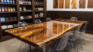 varnish wood finishes glossy table