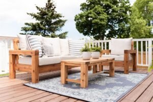 wood outdoor furniture